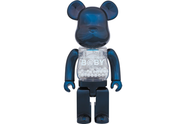 Bearbrick My First Baby 400% Pearl Navy